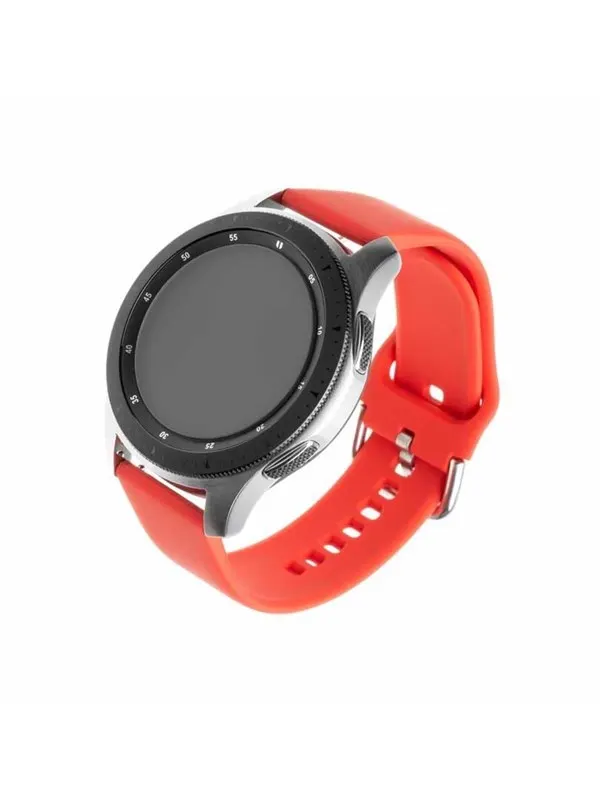 FIXED Silikonrem för Smartwatch Universal 20 mm Röd