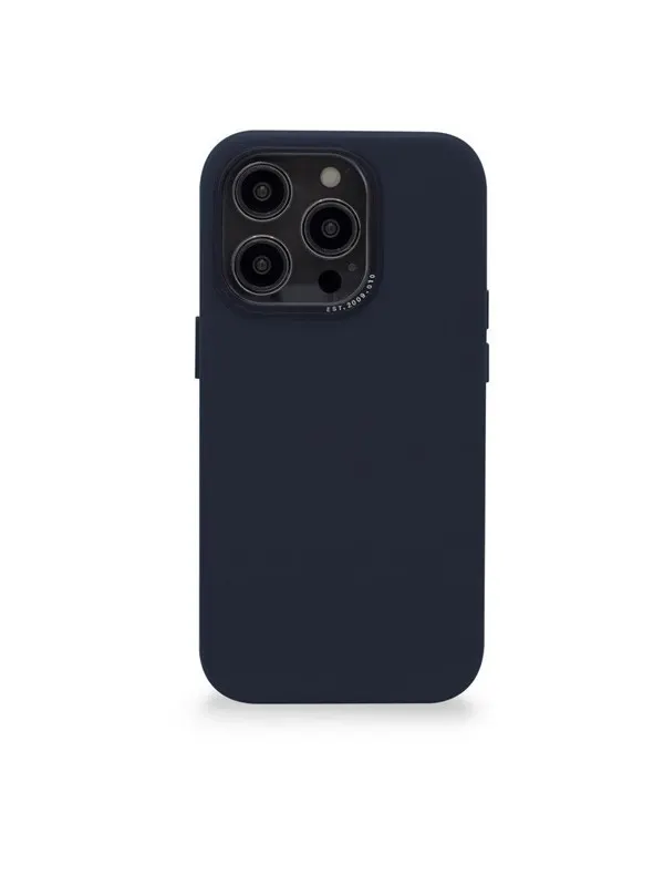 Decoded Leather Backcover for iPhone 14 Pro Max Navy