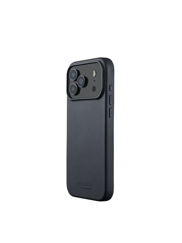 Mujjo Leather Case for iPhone 17 Pro Max - Basalt