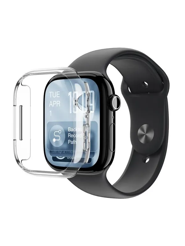 AmazingThing Minimal Protective Case for Apple Watch Series 11 46mm - Clear