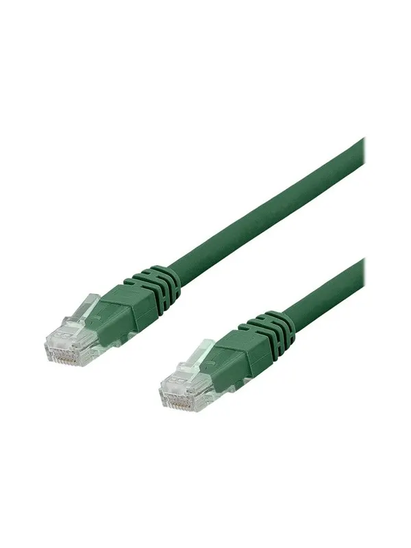 Deltaco TP-60GAU - patch cable - 50 cm - green - Grön - 0.5m
