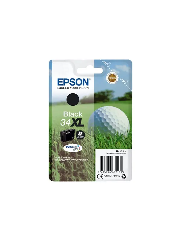 Epson 34XL - XL - sort - original - blækpatron