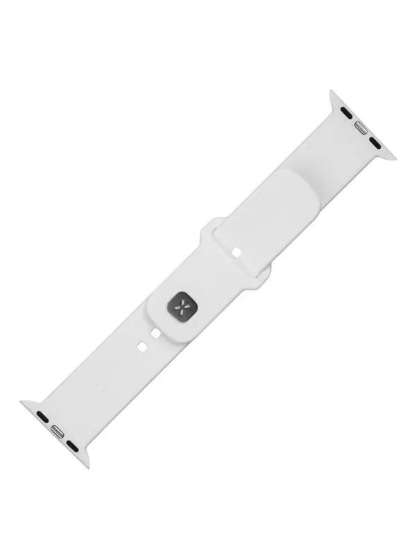 FIXED Silikonrem SET för Apple Watch 42/44/45mm Vit