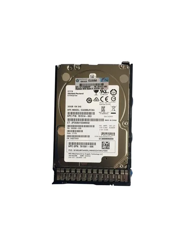 HP E - 300GB - Hårddisk - 872735-001 - Serial Attached SCSI 3 - 2,5"