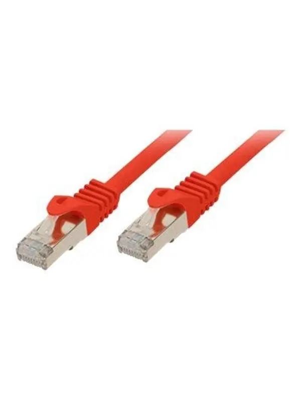 SCONN Shiverpeaks BASIC-S patch cable - 1 m - red - Röd - 1m