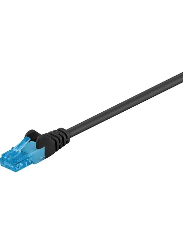Pro LAN CAT 6A U/UTP - Svart - 15m