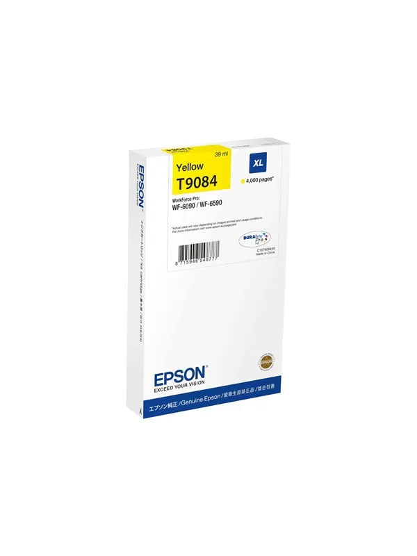 Epson T9084 - XL size - yellow - original - ink cartridge