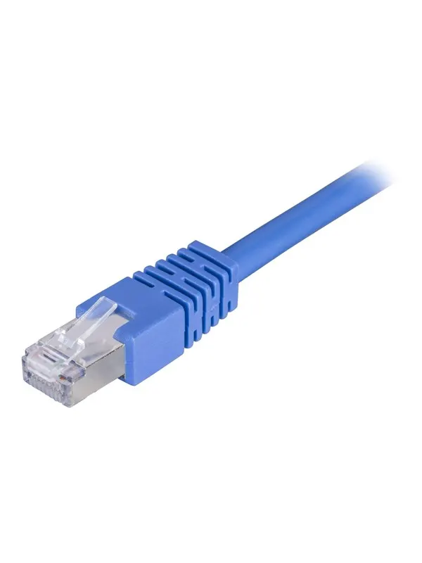 Deltaco STP-603B - patch cable - 30 cm - blue - Blå - 0.3m