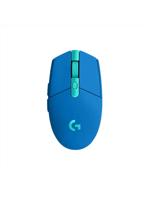 Logitech G305 LIGHTSPEED - Blue - Gamingmus - Optic - 6 knappar - Blå med RGB