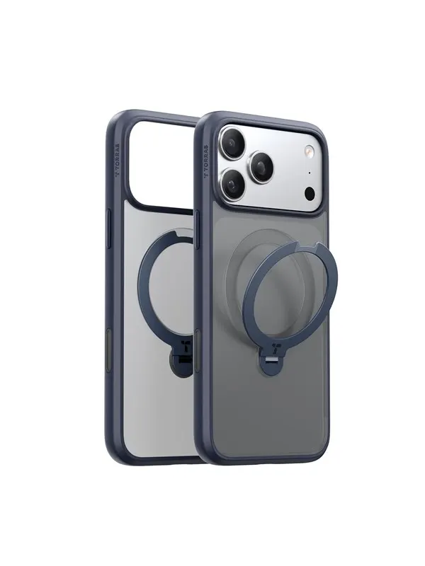 Torras Ostand Q3 Spin - midnight blue - iPhone 17 Pro Max
