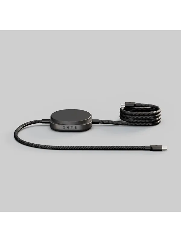 ZENS Charging Cable USB C-C Pro 2 - Magnetic Wireless Charger - Black