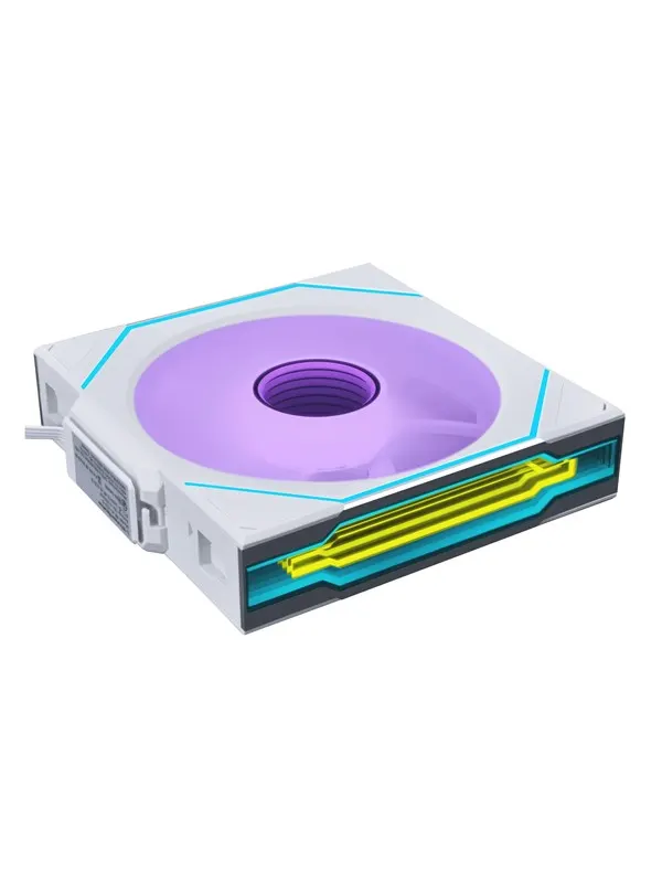 Lian Li SL-INFINITY Wireless 140 White - Chassi fläkt - 140mm - Vit med RGB-ljus