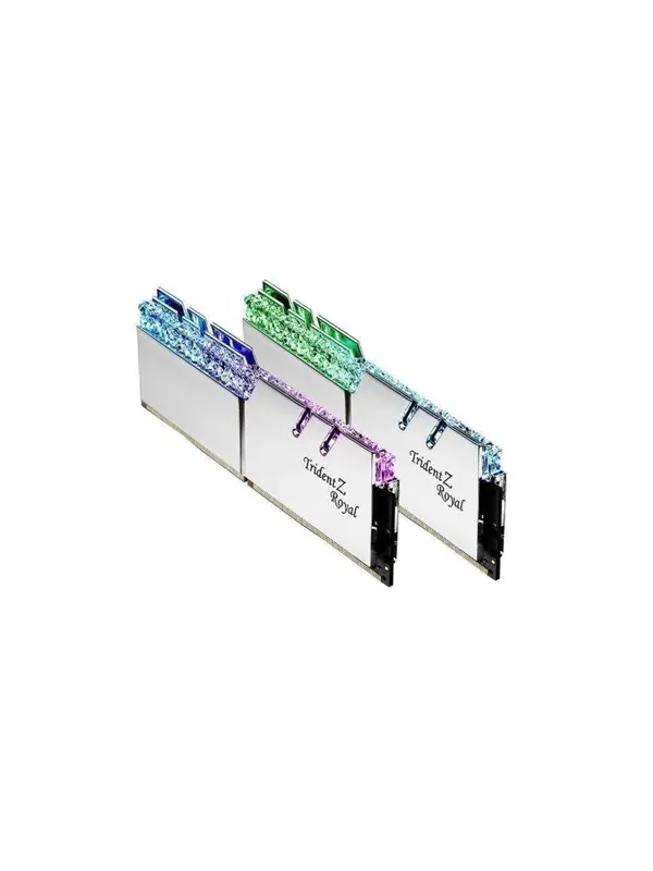 G.Skill Trident Z Royal DDR4-3600 - 32GB - CL18 - Dual Channel (2 pcs) - Intel XMP - Silver med RGB