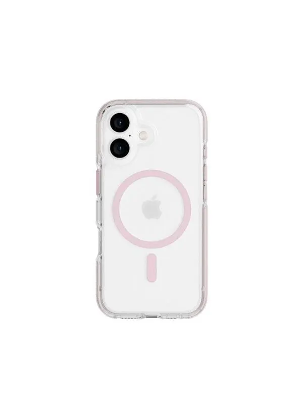 Tech21 Evo Crystal MagSafe for iPhone 16 - Pink