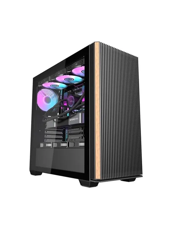 Darkflash DS900WS Computer Case + 4â¯Fans - Chassi - Svart