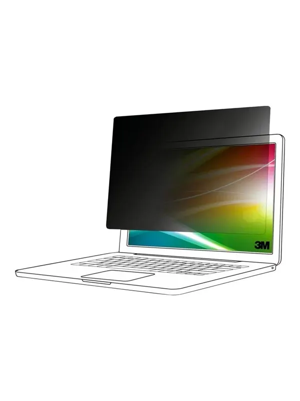 3M - notebook privacy filter - bright screen