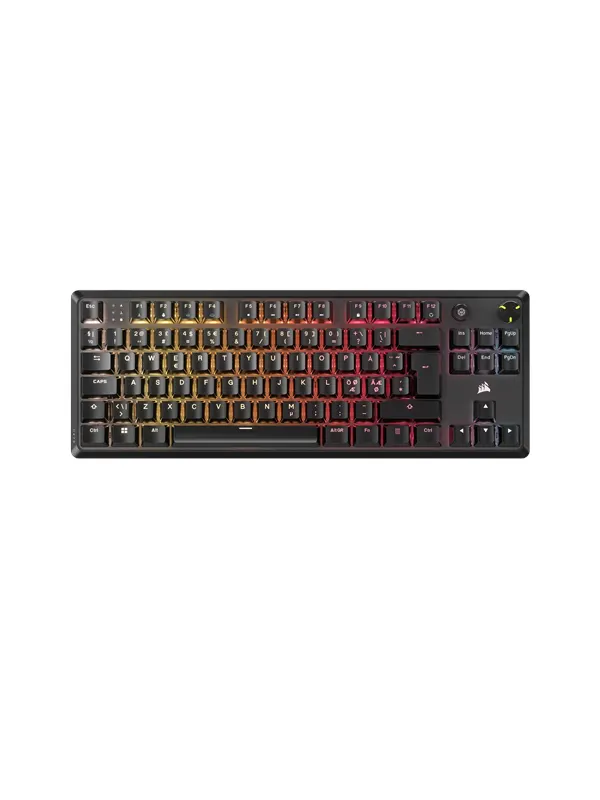 Corsair K70 Core TKL - Gaming Tangentbord - Nordisk - Svart