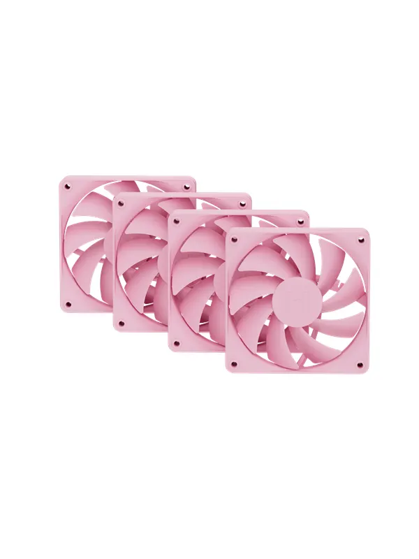 HYTE FA12 FAN - (Strawberry Milk / Pink) 4-pack - Chassi fläkt - 120mm - Rosa - 28 dBA