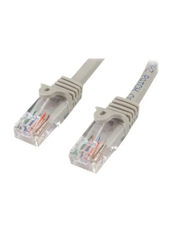 StarTech.com 5m Grey Cat5e / Cat 5 Snagless Patch Cable 5 m - patchkabel - 5 m - grå - Grå - 5m