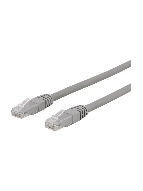 Deltaco patch cable - 1.5 m - grey - Grå - 1m