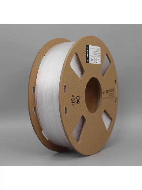 Gembird PETG (PET, PETT) filament - Naturell - 1.75mm ø - 1 kg