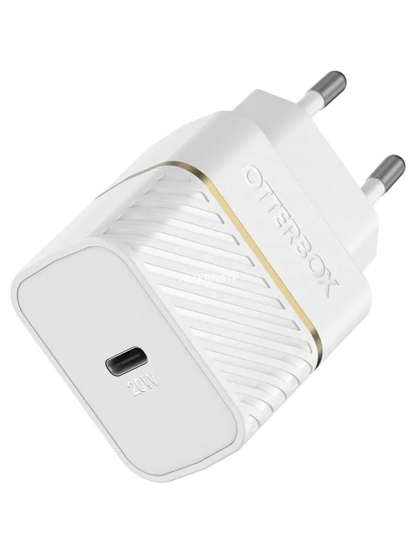 OtterBox EU Wall Charger 20W - 1X USB-C 20W USB-PD White
