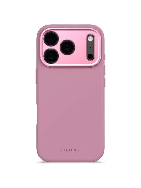 Decoded - AntiMicrobial Silicone Backcover for iPhone 17 Pro - Rosette