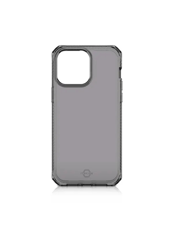 ITSKINS SPECTRUM CLEAR cover for iPhone 14 Pro Max®. Smoke