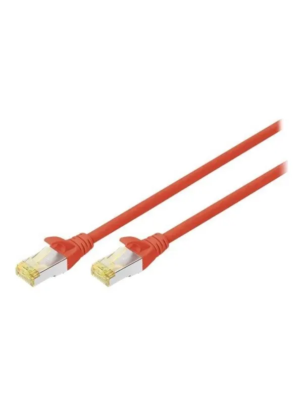 DIGITUS patch cable - 3 m - red - Röd - 3m