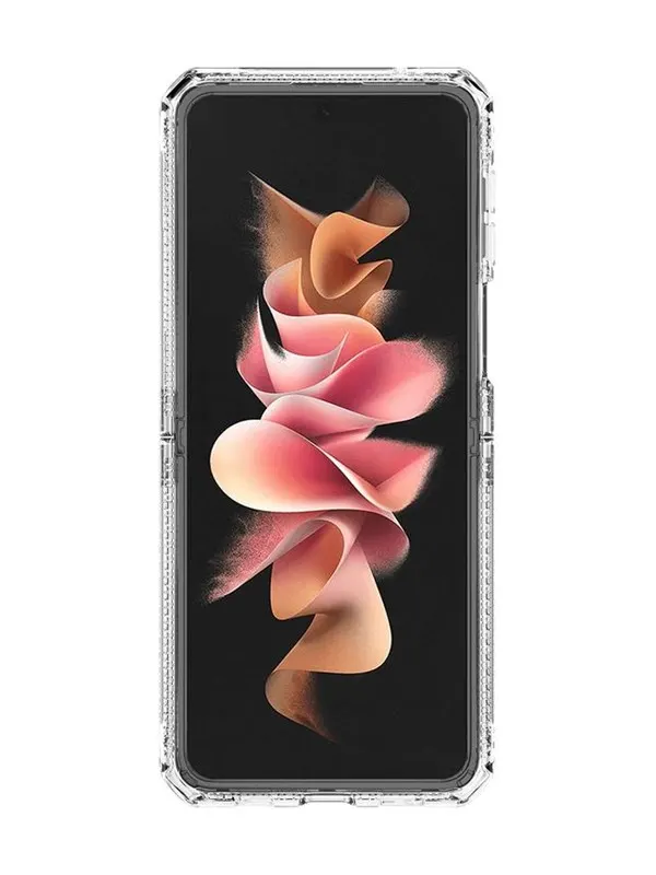 ITSKINS HYBRID CLEAR cover for Samsung Galaxy Z Flip3 5G®. Transparent