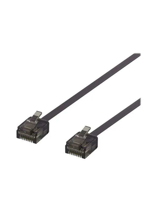 Deltaco patch cable - 5 m - black - Svart - 5m