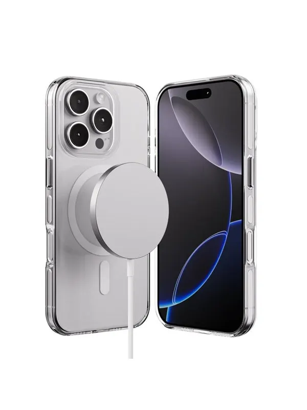 CRONG Clear MAG Pro - iPhone 16 Pro MagSafe Case (Clear)