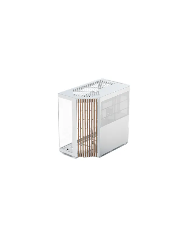 APNX V1 White/Wood - Chassi - Miditower - Vit