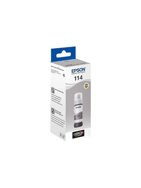 Epson 114 / C13T07B540 EcoTank Ink Refill 70 ml Grey