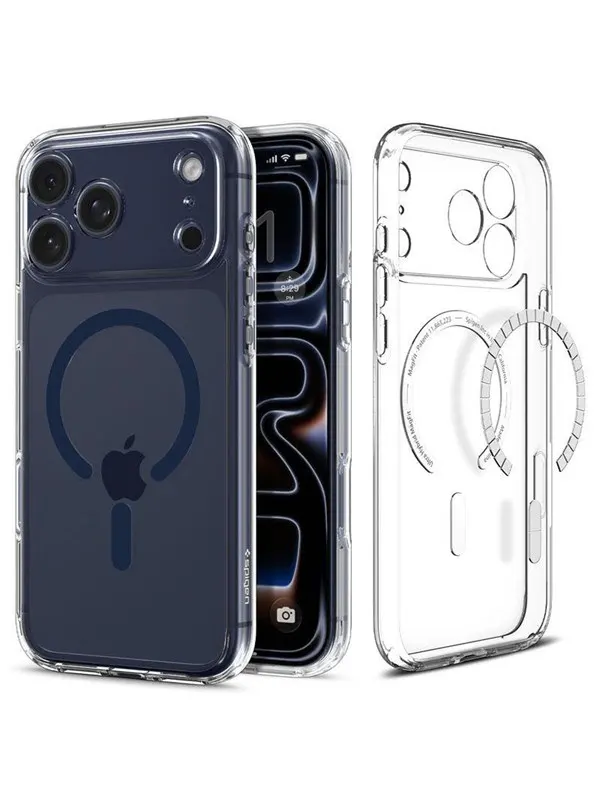 Spigen Ultra Hybrid MagSafe - clear deep blue - iPhone 17 Pro Max