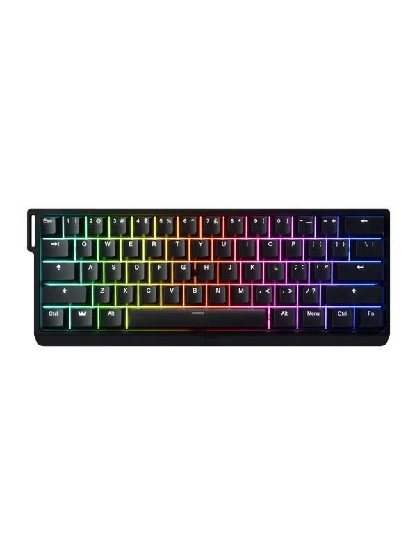 Wooting 60HE+ - US-ANSI - Linear60 (Rev1) - Gaming Keyboard - Utan numpad - US International - Svart