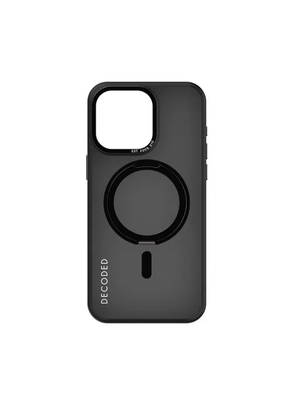 Decoded Recycled Plastic Transparent Loop Stand BackCover for iPhone 15 Pro Max