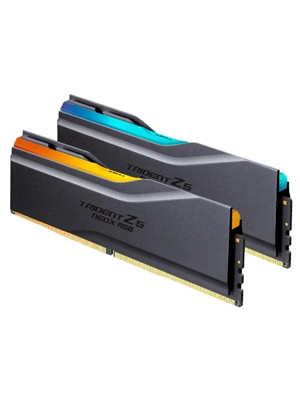 G.Skill Trident Z5 NeoX RGB DDR5-6000 - 32GB - CL28 - Dual Channel (2 pcs) - AMD EXPO ULL - Svart med RGB