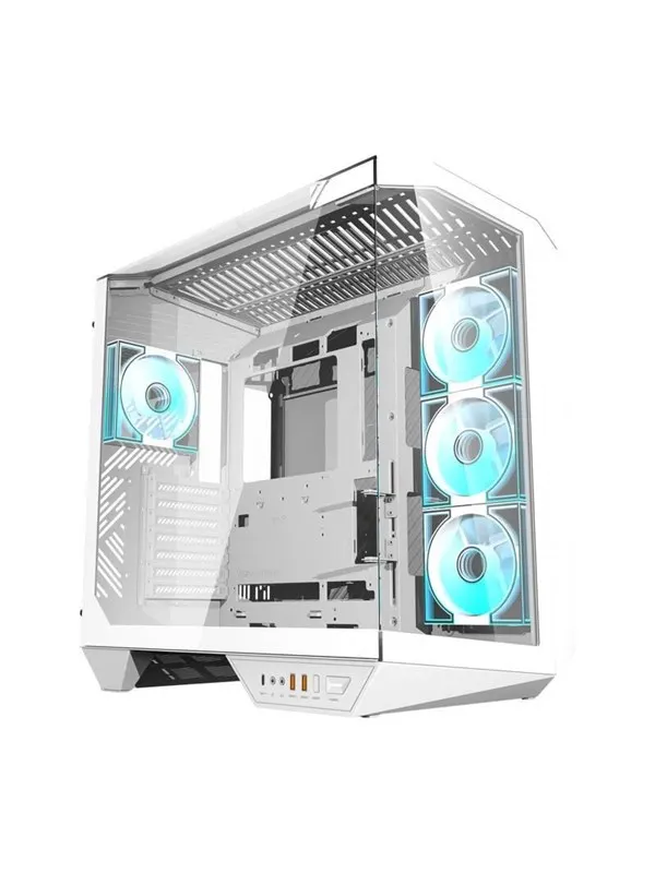 Darkflash Computer Case DY470 4 fans (white) - Chassi - Miditower