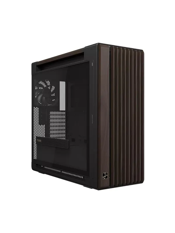 ASUS PROART PA602 Walnut Wood TG - Chassi - Miditower - Brun