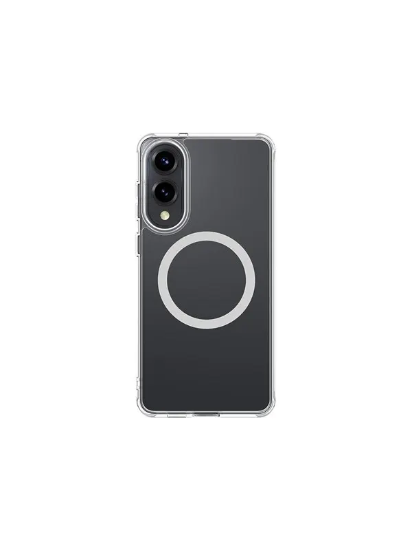 AmazingThing Minimal Mag Case with Magnetic Ring for Samsung Galaxy S25 Edge - Transparent