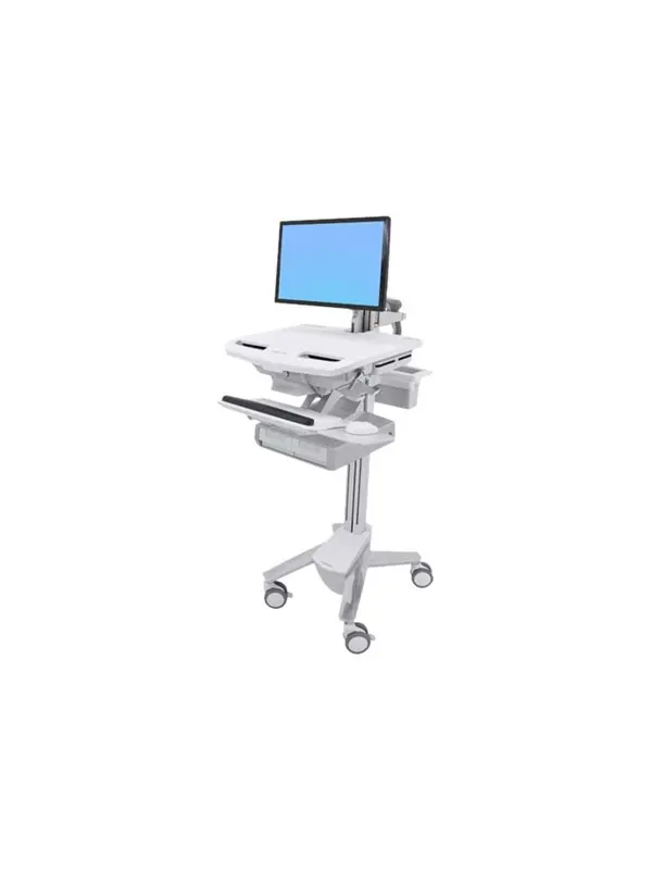 Ergotron StyleView Cart with LCD Arm, 2 Drawers