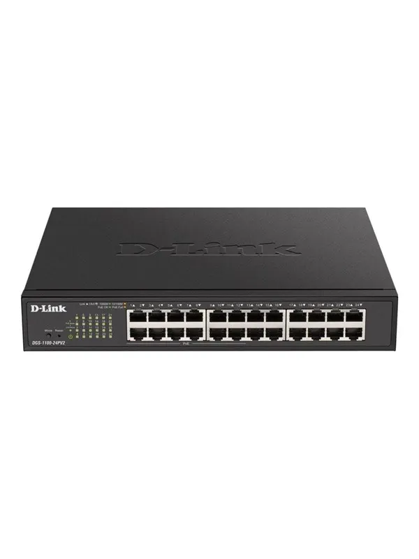 D-Link DGS-1100-24PV2/E 24-Port Gigabit PoE Smart Managed Switch
