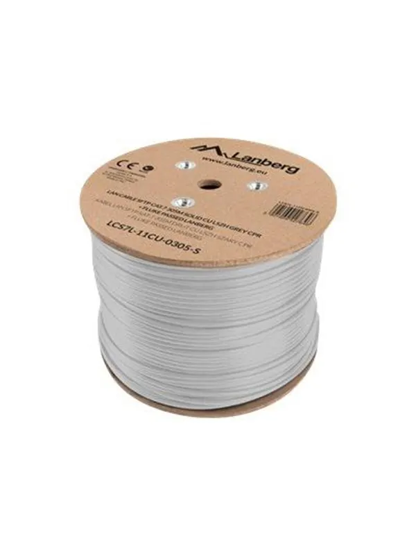 Lanberg bulk cable - 305 m - pantone cool grey 5C - Grå