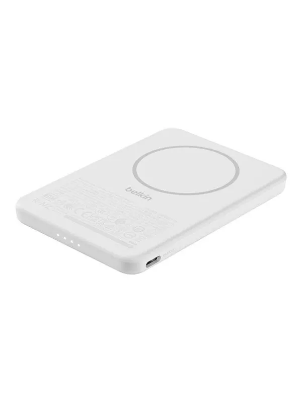 Belkin BoostCharge - Slim - 5k Magnetic 7.5w - White