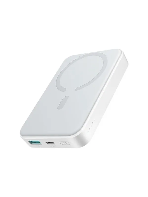 Joyroom Powerbank JR-W020 20W 10000mAh MagSafe + USB-C - USB-C cable 0.25m - white - 10000 mAh