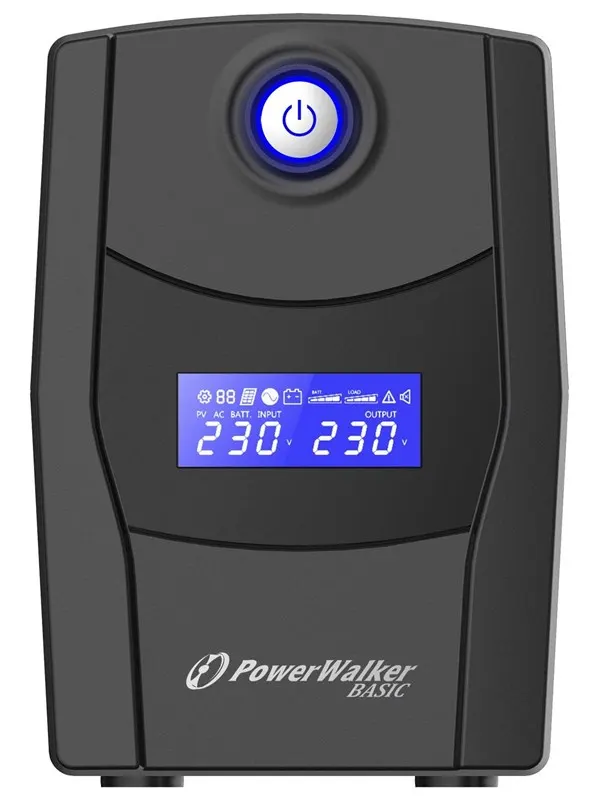 BlueWalker 10121072 - PowerWalker Basic VI STL - 600VA/360W - Line Interactive UPS