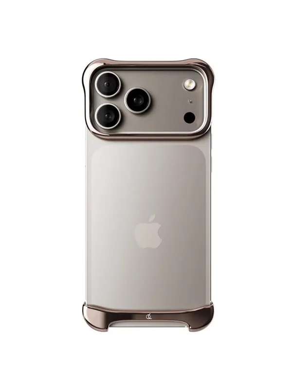 Arc Pulse Aluminum Polished Rose Bronze for iPhone 17 Pro