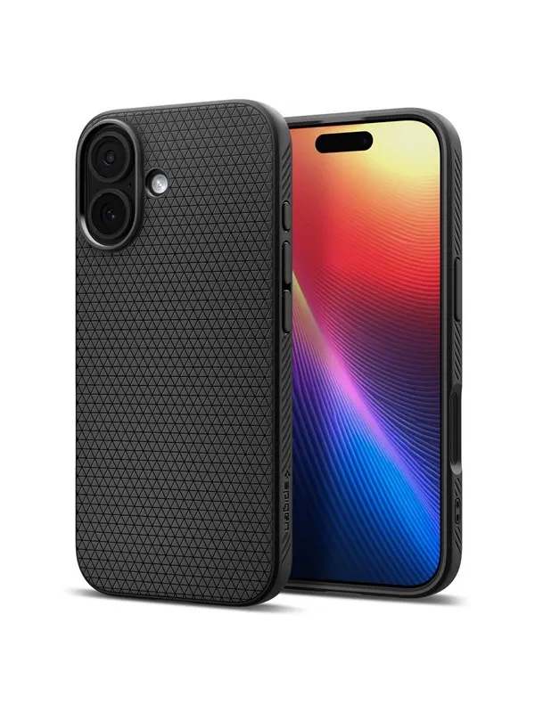 Spigen Liquid Air - matte black - iPhone 17