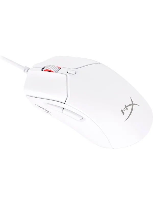 HyperX Pulsefire Haste 2 - White - Gamingmus - Optic - 6 knappar - Vit